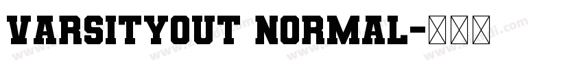 VarsityOut Normal字体转换